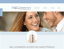 Tablet Screenshot of mkg-neumann.de